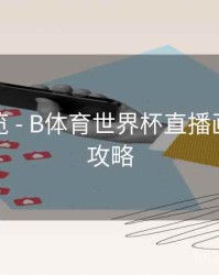 赛程预览 - B体育世界杯直播画质提升攻略
