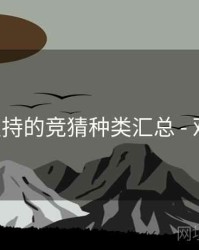 B体育支持的竞猜种类汇总 - 观看技巧