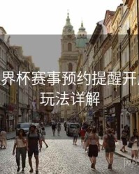 B体育世界杯赛事预约提醒开启流程 - 玩法详解
