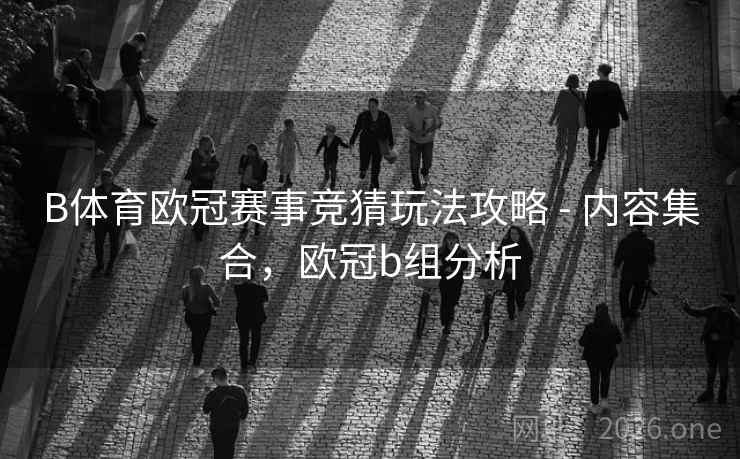 B体育欧冠赛事竞猜玩法攻略 - 内容集合，欧冠b组分析